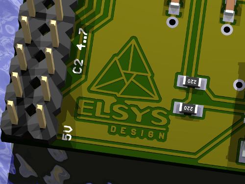 Board preview, ELSYS Design zoom