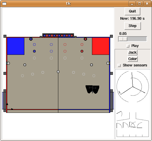 graphic interface in action