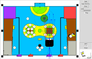 Simulator for Eurobot 2012